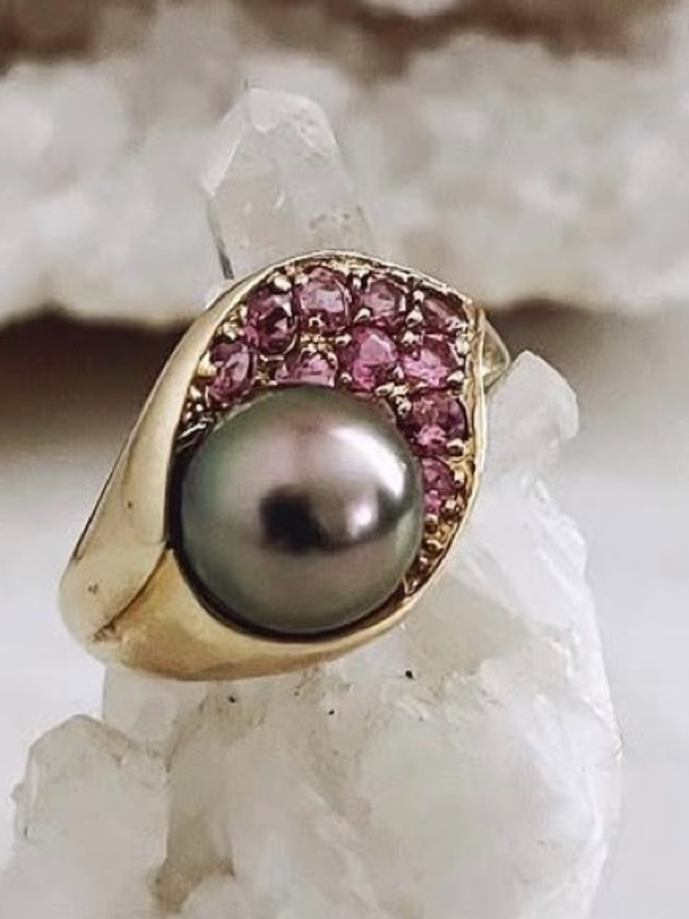 10K Yellow Gold Calla Lily Ring